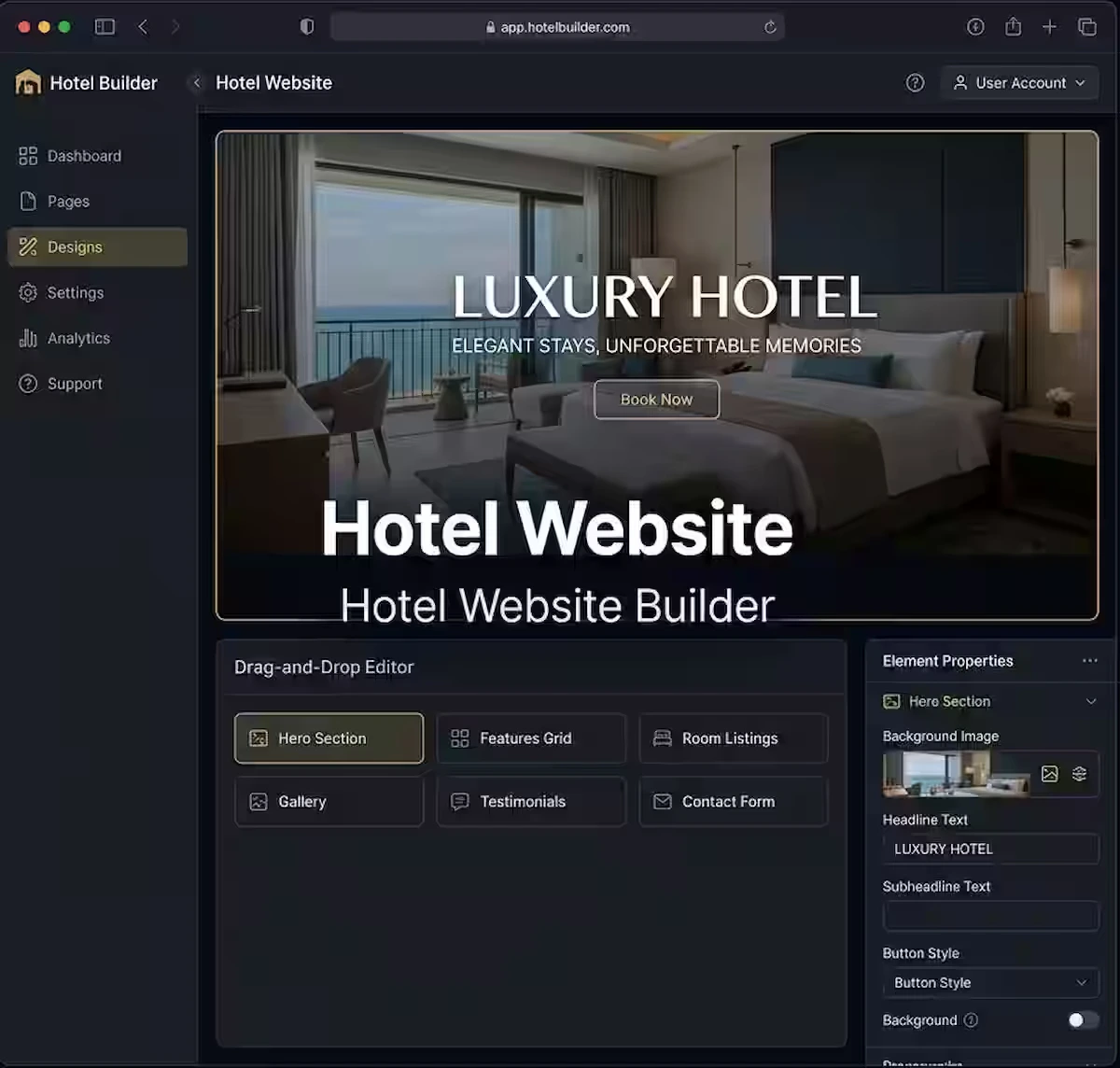 Hotel Website Builder
